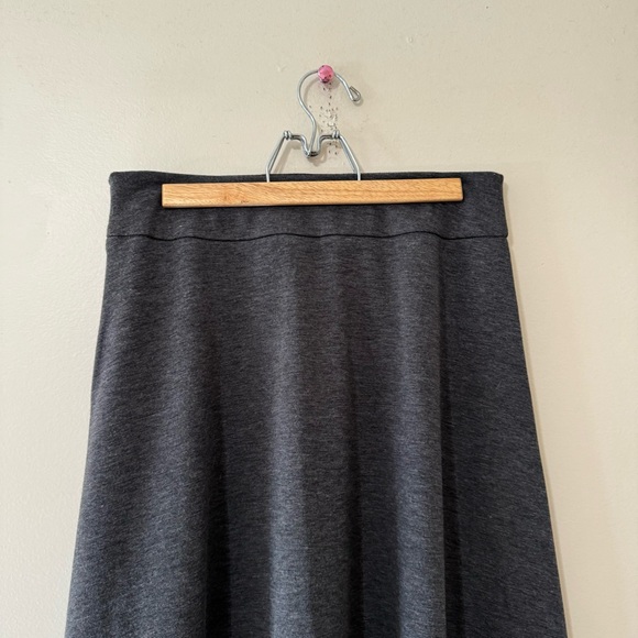 Vintage Y2K Full Length A-Line Skirt Dark Gray Charcoal 212 Collection 6 - Picture 6 of 8